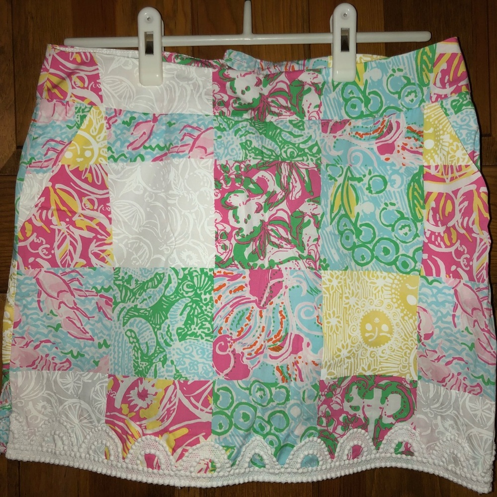 Multi-print Lilly Pulitzer Skort